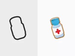 Medicine Bottle Cookie Cutter .STL File