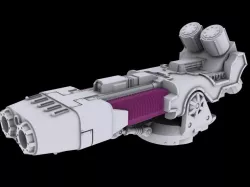 MEDIUM GIANT MECH PLASMA CANNON TURRET