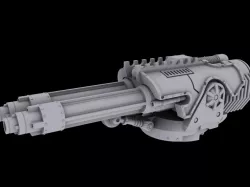 Medium Giant Mech twin laser turret