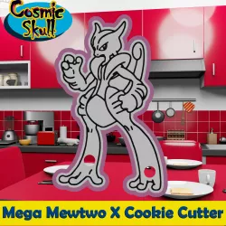 Mega Mewtwo X Cookie Cutter