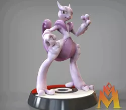 Mega Mewtwo X - POKÉMON FIGURINE - POKÉMON UNITE