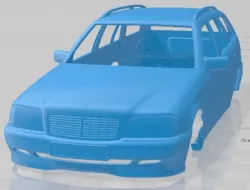 Mercedes Benz C Class S202 Estate 1997 Printable Body Car