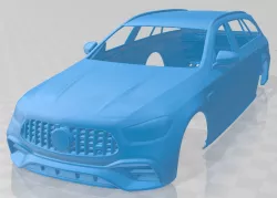 Mercedes E63 Estate AMG 2021 Printable Body Car