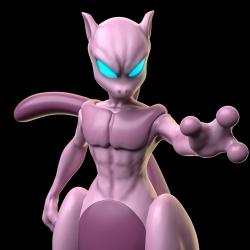 ▷ mewtwo pokemon 3d models 【 STLFinder 】