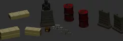 military scale props