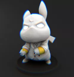 Moon Knight Pikachu - Pika Mr Knight - Ready for 3D print 3D print model