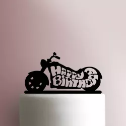 Motorcycle cake topper