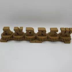 Name Gears (Customizable)