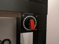 NeoPixel ring and toggle switch panel