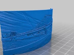 New York Manhattan Bridge - Lithophane