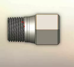 Nipple - 1/2 NPT Coupling