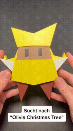 Olivia from Paper Mario: The Origami King (Christmas Tree Top Ornament)