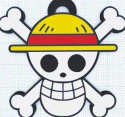 One Piece Skull / Calavera Keychain Key Chain