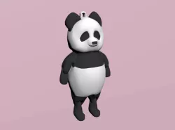 Oso panda articulado
