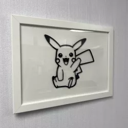 Pikachu silhouette for frame
