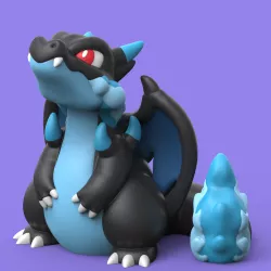 POKEMON - MEGA CHARIZARD (EASY PRINT NO SUPPORT)