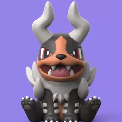 POKEMON - MEGA HOUNDOOM (EASY PRINT NO SUPPORT)