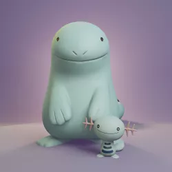 Pokemon - Wooper and Quagsire