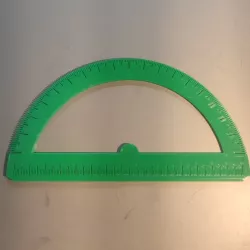 Protractor ruler for angles