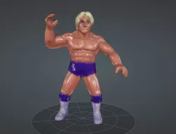 Ric Flair SFToymakers WCW Nitro Style like LJN