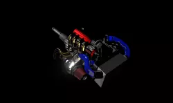 Rotary engine B22-4 Turbo
