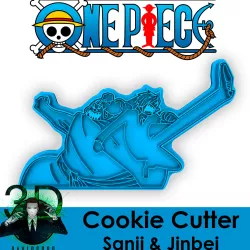 SANJI & JINBEI COOKIE CUTTER / ONE PIECE
