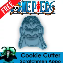 SCRATCHMEN APOO COOKIE CUTTER / ONE PIECE