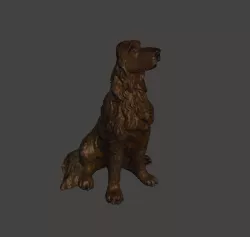 SETTER DOG MASCOT FIGURINE