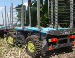 SiJat Flatbed 280 two-axle trailer