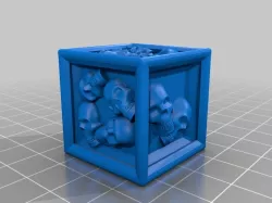 Skull dice - Dé crane - Zombicide BP/GH & Rum&Bones alternatives