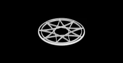 Slipknot Logo Saucer - Star
