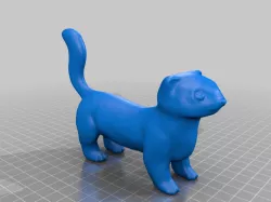 Smol Snow-White Weasel
