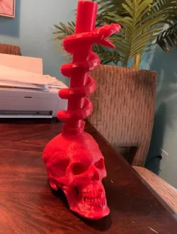 Snake on Skeleton Bong