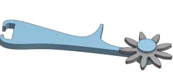 Spinning Croc Spurs
