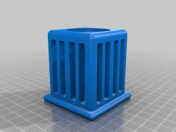 Square Net Pots For Rockwool Cubes