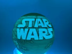 STAR WARS DISNEY NIGHT LIGHT LITHOPHANE
