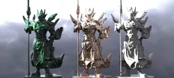 Star Wars Warrior statue 1