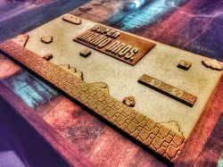 Super Mario Bros - Nes (Laser Cut) scene