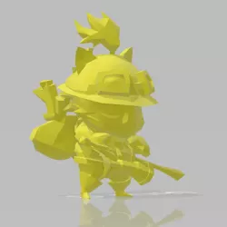 Teemo collection (7 Skins) + shrooms