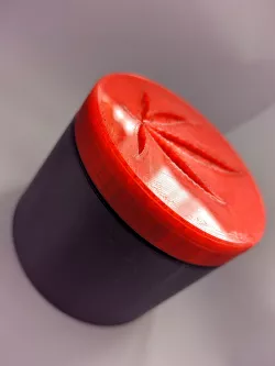 THREADED ROUND BOX STORAGE FOR WEED