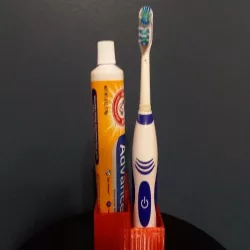 Toothpaste/Toothbrush Holder (Equate electric toothbrush)