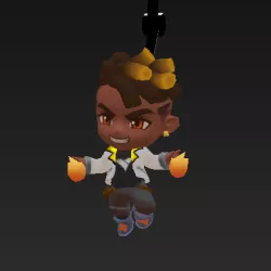 Valorant Go Chibi Phoenix Gunbuddy (With Stand)