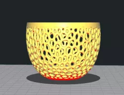 Voronoi Basket Egg