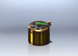Weed Grinder with Rotary Handle