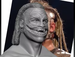 WWE Bray Wyatt Fiend 3d print bust