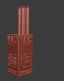 WWF-WWE Costum Slim Jim Item