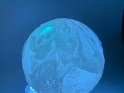 YODA MANDALORIAN STAR WARS STAR WARS DISNEY NIGHT LIGHT LITHOPHANE