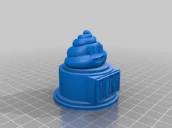 You Tried poop emoji trophy