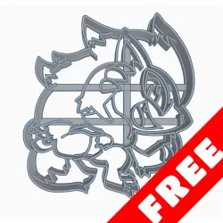 Zoroark Cookie Cutter Pokemon Anime Chibi