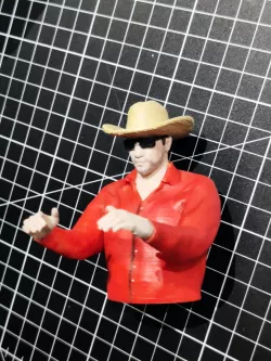 1/10 RC Driver cowboy (with hat) for lexan interiors